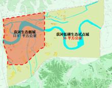 新余市袁河生態城區點陣圖