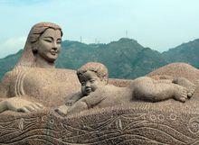 黃河母親雕像