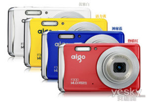 愛國者F300數位相機 白、藍、黃、紅四種顏色