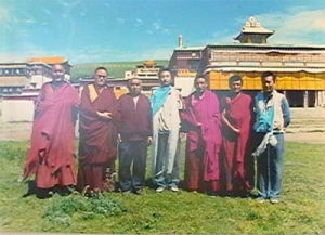 西藏達扎寺寺管會部分成員