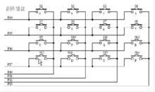 矩陣鍵盤原理圖