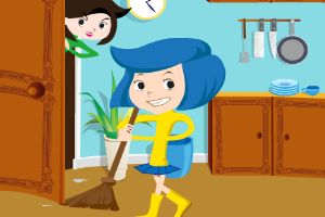 廚房做衛生偷懶 廚房做衛生偷懶