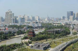 淮安市區裏運河兩岸——水鄉風光