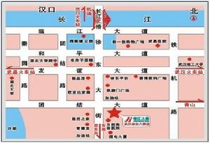 錦江之星徐東大街店地址簡略圖