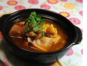 五花肉辣白菜湯