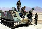 阿富汗國民軍士兵乘坐美制M-113系列步兵戰車