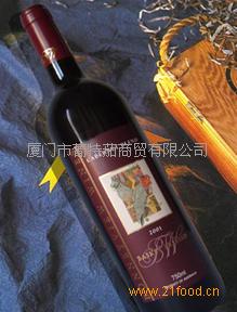 邦尼混合赤霞珠紅葡萄酒2001