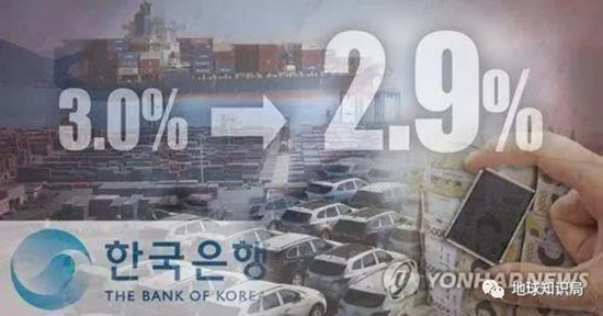 韓國政府將2018年經濟成長預期繼續下調至2.9%