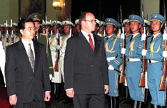 1999年6月11日胡錦濤與摩納哥王儲會談