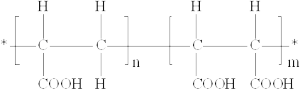 馬來酸丙烯酸共聚物化學結構式