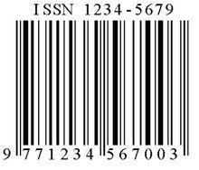 ISSN刊號樣例