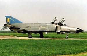 2002 柏林航空展上的 3834 號 F-4F，目前已退役到德國空軍博物館