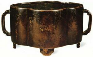 銅雙耳爐 銅雙耳爐