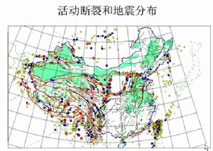 地震時空分布