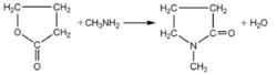 γ-丁內酯與甲胺反應合成N-甲基吡咯烷酮