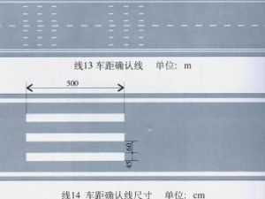 車距確認線