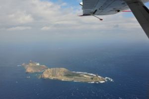 資料圖：中國海監飛機去年底首次出現在釣魚島上空