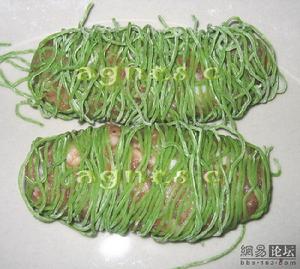 雙味菠菜面卷