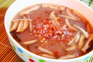 香菇蕎麥粥