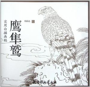 實用白描畫稿：鷹隼鷲