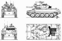 美國M551“謝爾登”輕型坦克