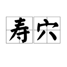 壽穴[漢語詞組]