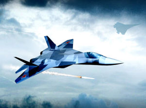 俄第五代戰鬥機項目PAK FA戰機效果圖
