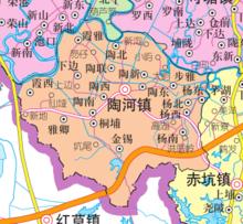 陶河鎮區地圖