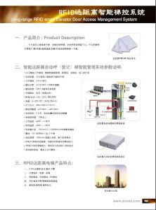 RFID遠距離智慧型梯控系統