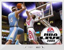 NBA LIVE 2005遊戲畫面