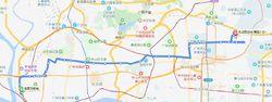 廣州公交133路線路圖