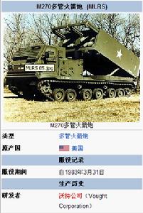 M270多管火箭系統