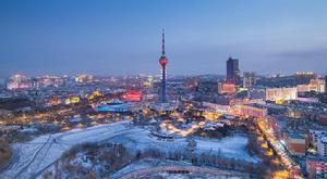 長春雪景