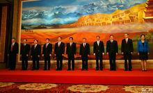 新一屆甘肅省委常委集體亮相