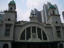 京漢鐵路漢口方向起點：大智門火車站