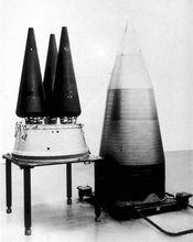 美國民兵III型飛彈搭載的w78熱核彈頭