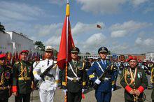 三軍儀仗隊亮相委內瑞獨立200周年閱兵