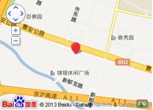 上海碧美牆紙有限公司地圖