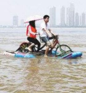 水陸腳踏車