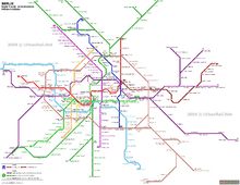 柏林捷運線路圖