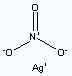 硝酸銀結構式