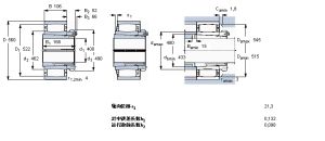 SKF CR250x310x25HDS1R軸承