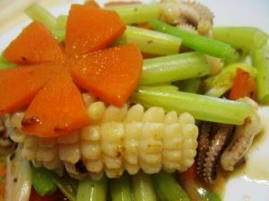 鮮魷芹菜