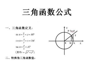 特殊三角函式