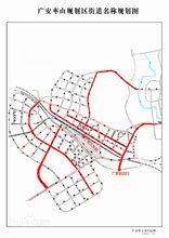 廣安棗山規劃區街道名稱規劃圖