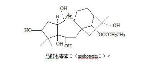 馬醉木毒素Ⅰ