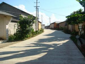 雲南省潞西市芒市鎮松樹寨村進村道路