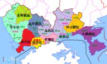 坂田街道在深圳的位置