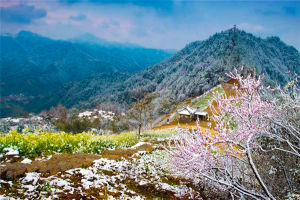 石潭雪景