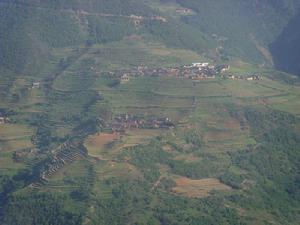 楚雄市八角鎮大麥地村委會桃樹村村莊全貌